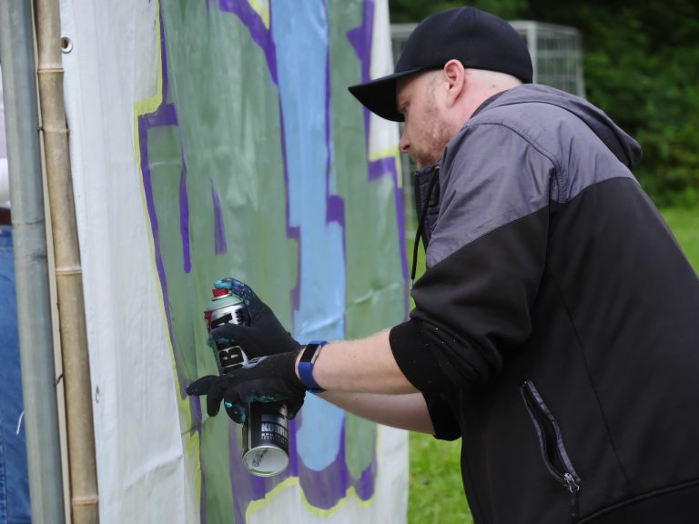 Freie Graffiti-Wand